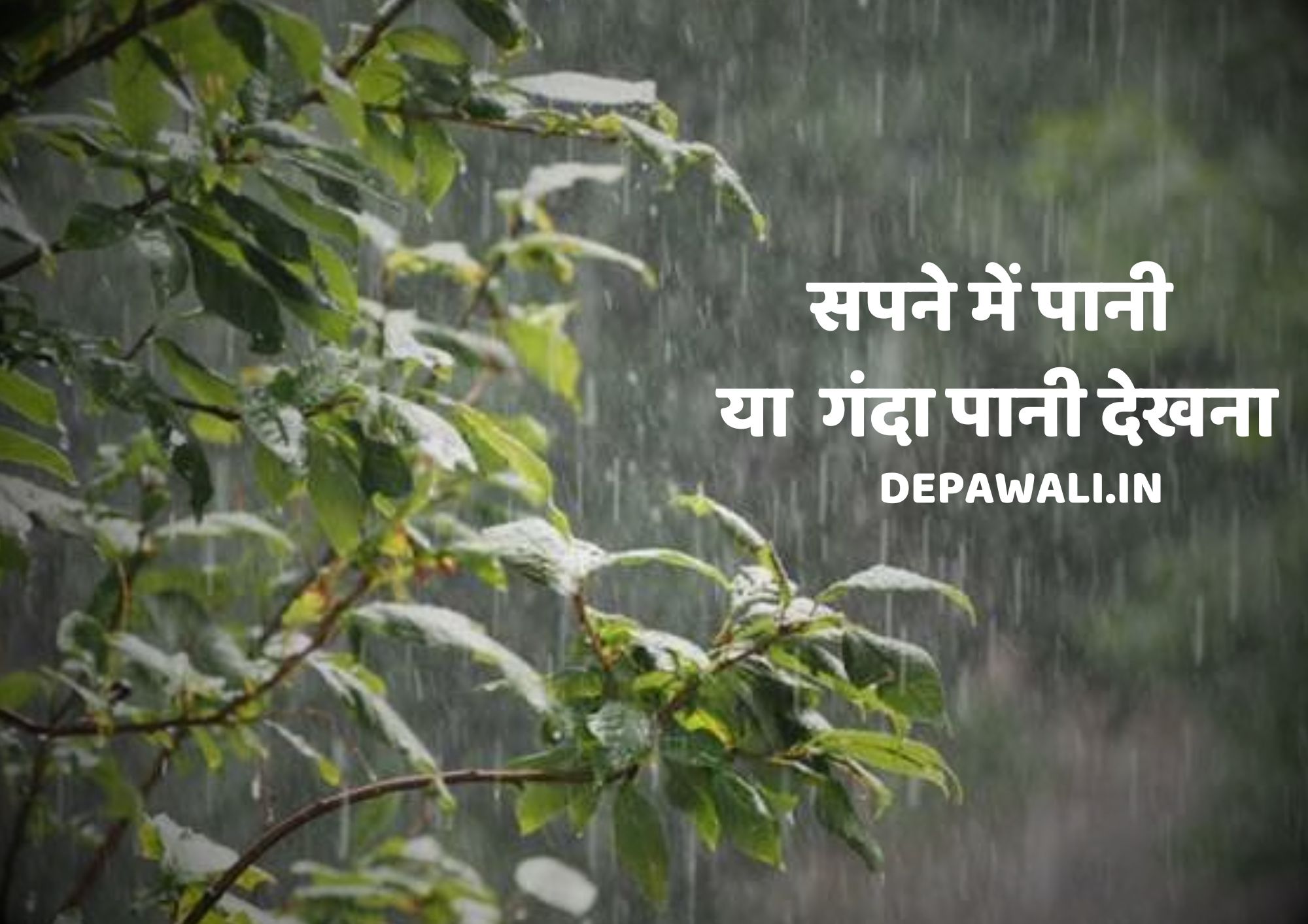 सपने में गंदा पानी देखना, सपने में बारिश का गंदा पानी देखना, शुभ या अशुभ - Sapne Me Ganda Pani Dekhna